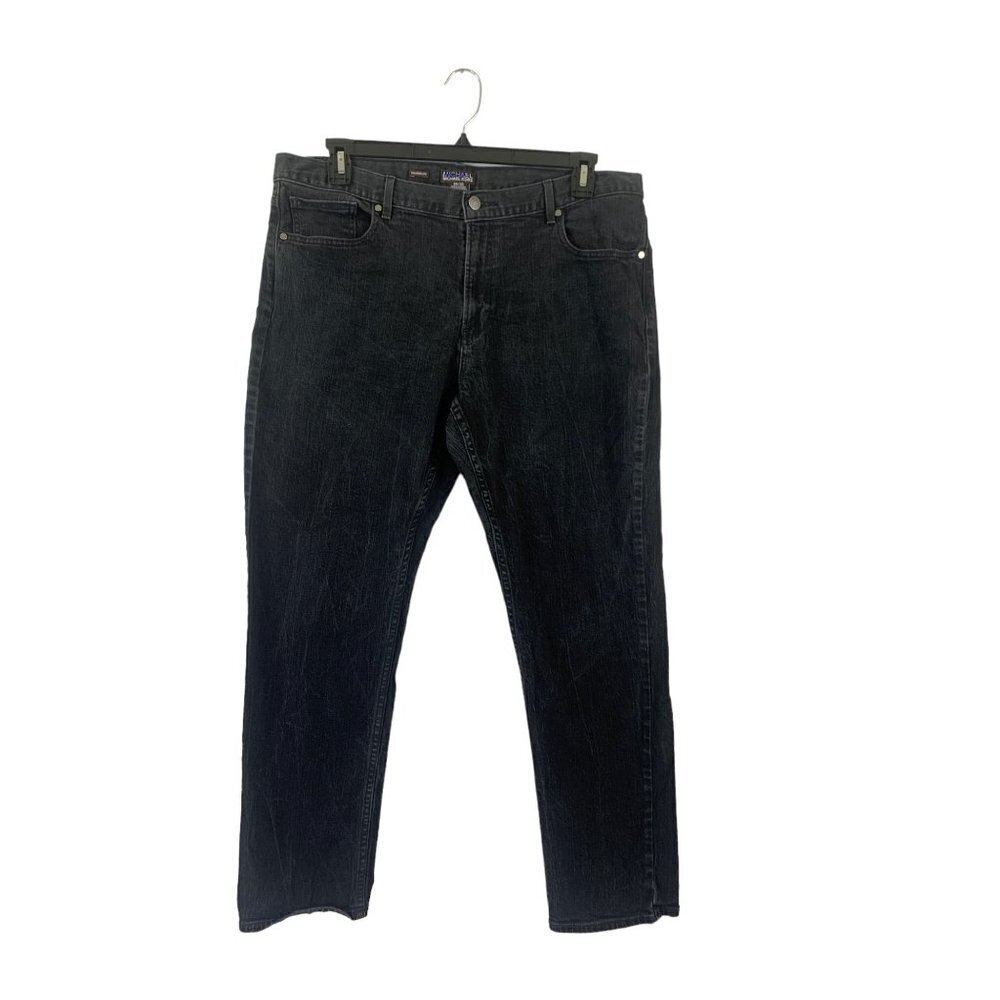 Michael Kors Men's Tailored Fit Black Jeans